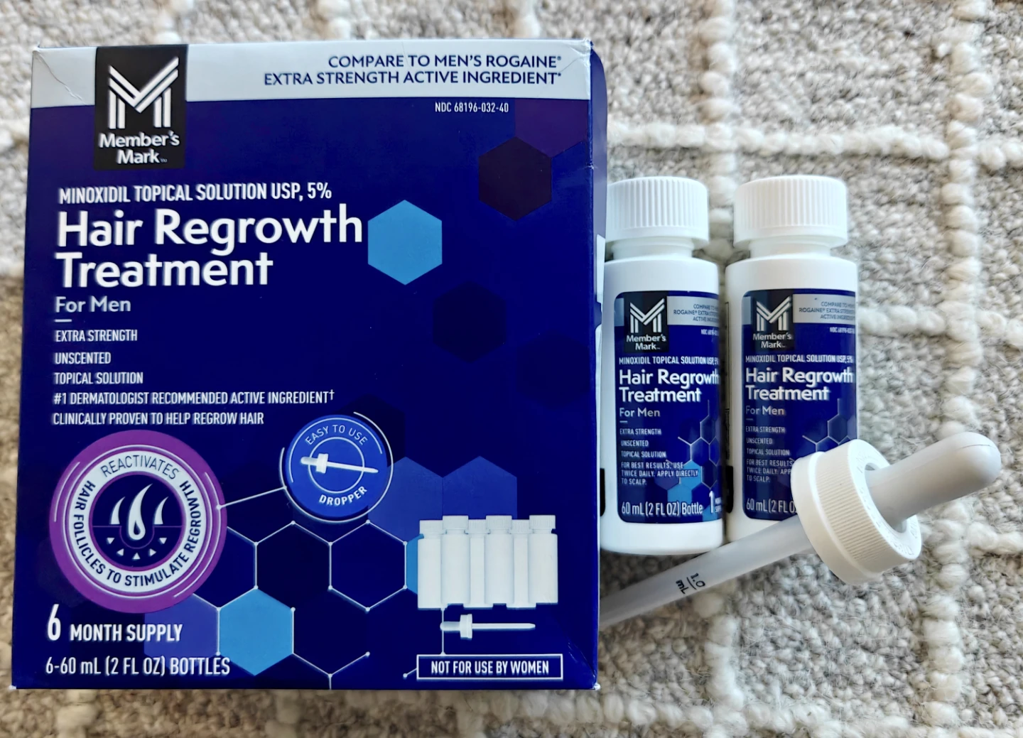 Member's Mark Minoxidil 5% Hair Regrowth Treatment
