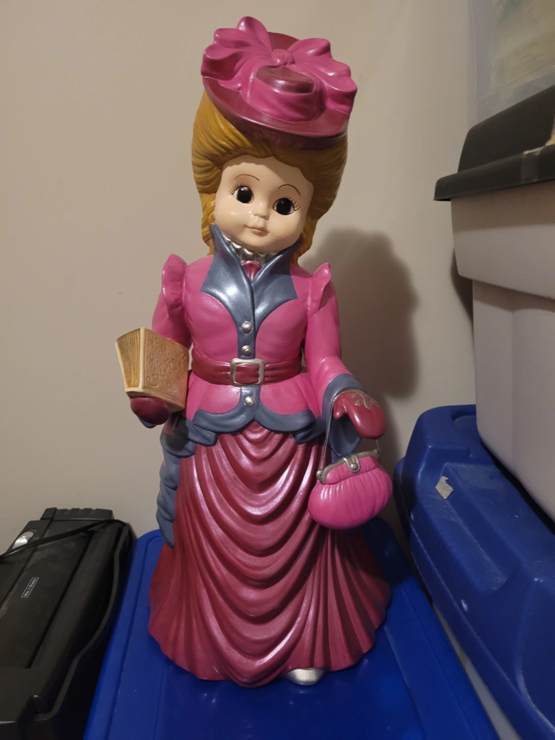 Vintage Ceramic Victorian Lady Figurine