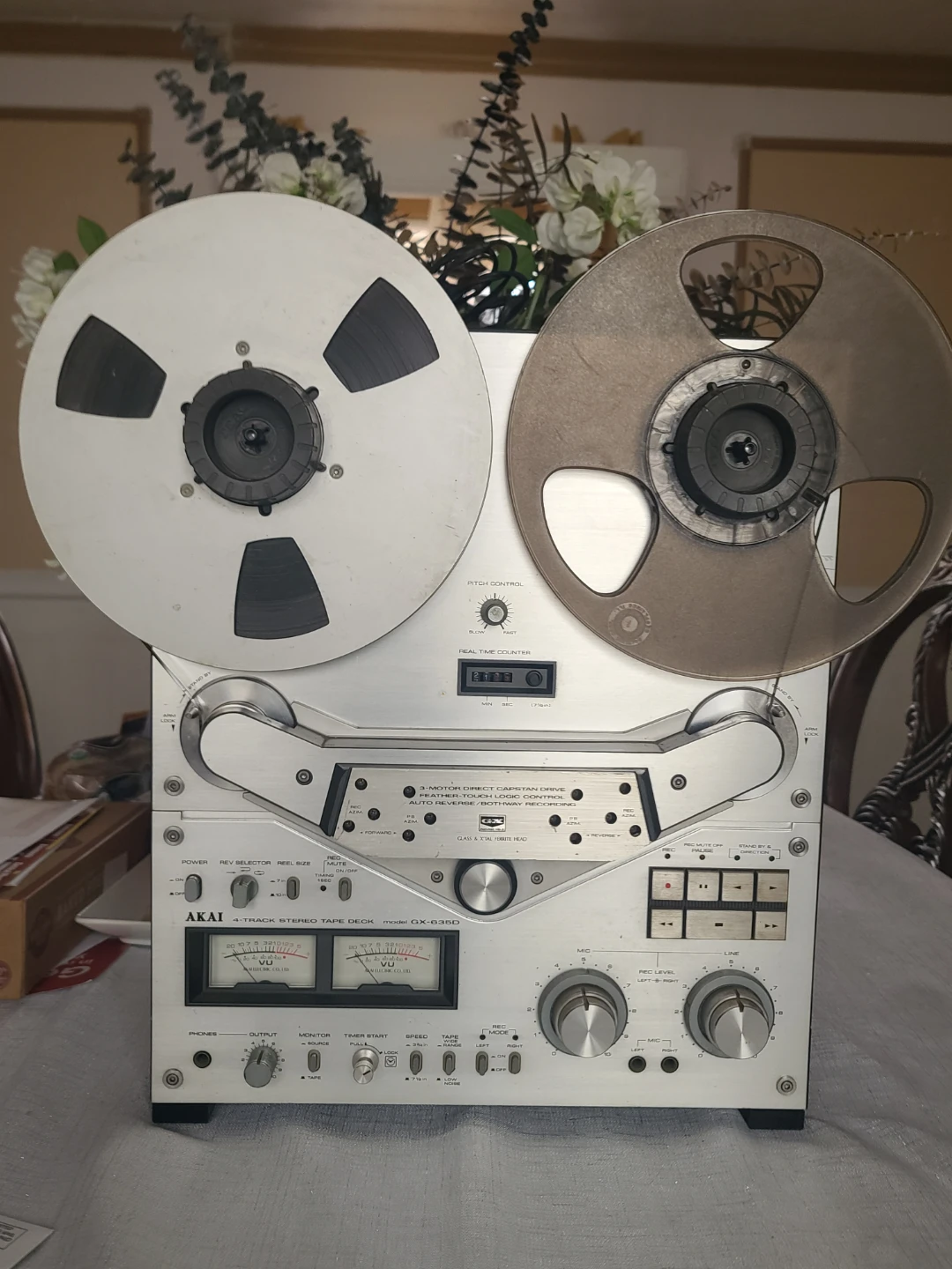 Akai 635D Reel to Reel Deck.