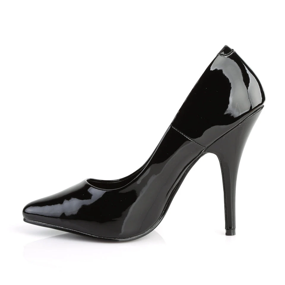 Pleaser USA Black Stiletto Pumps 5" size 13 - photo 3