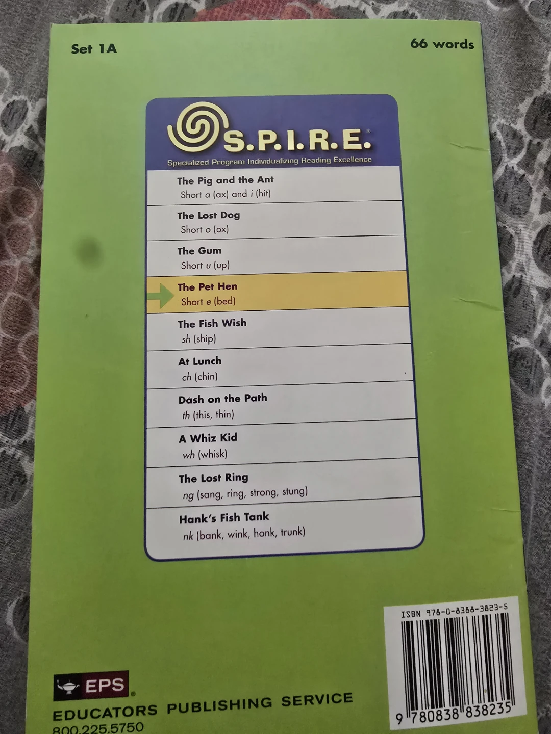 🏈 The Pet Hen - S.P.I.R.E. Level 1A Reading Book - photo 3