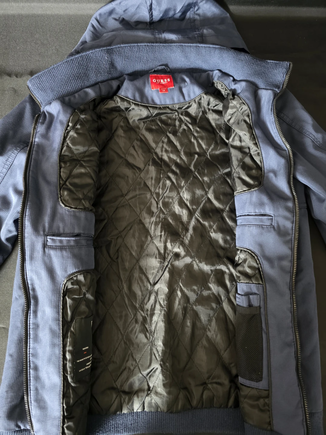 Guess Hooded Bomber Jacket Size 14 - photo 2