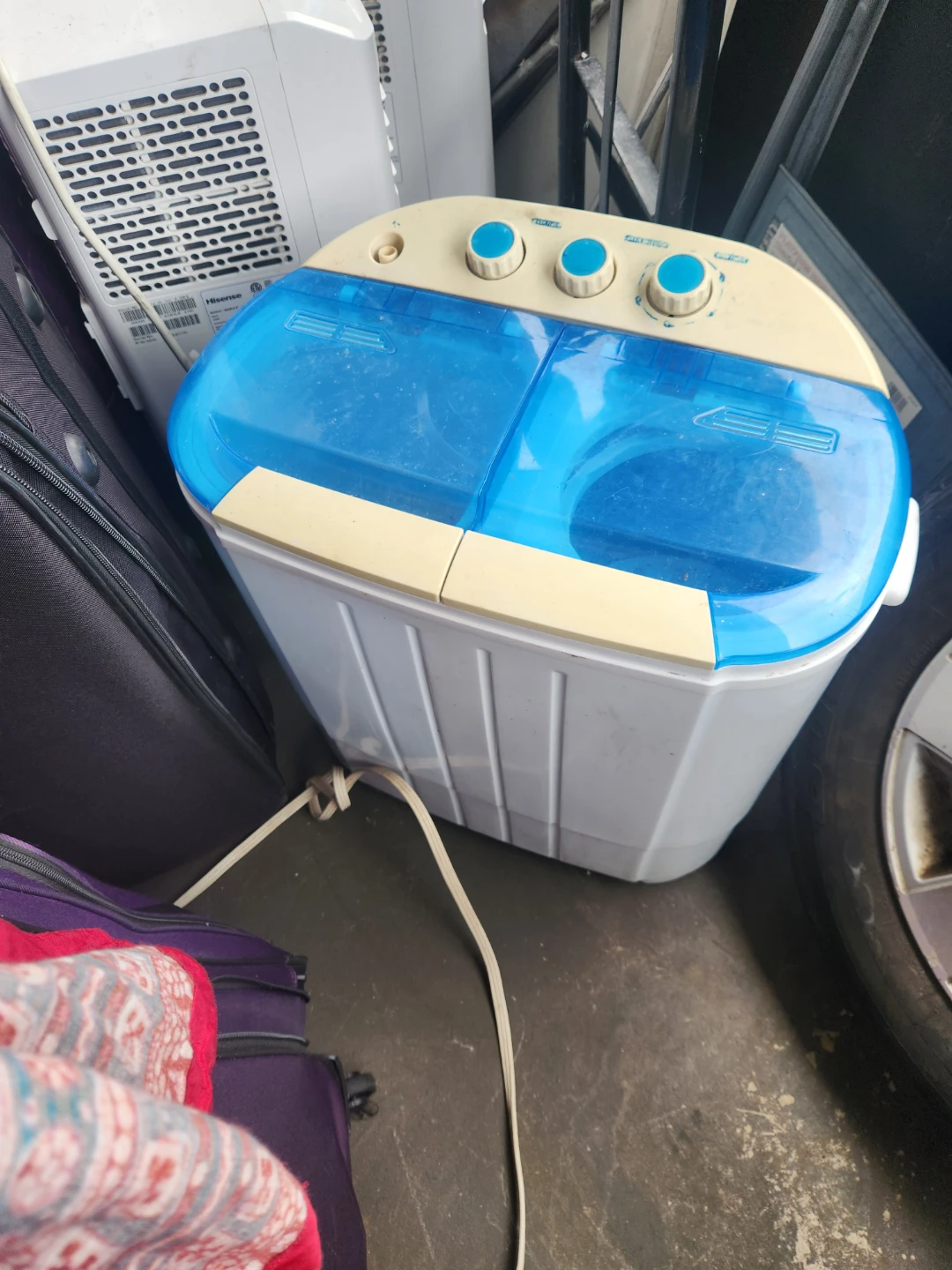 Washer and dryer