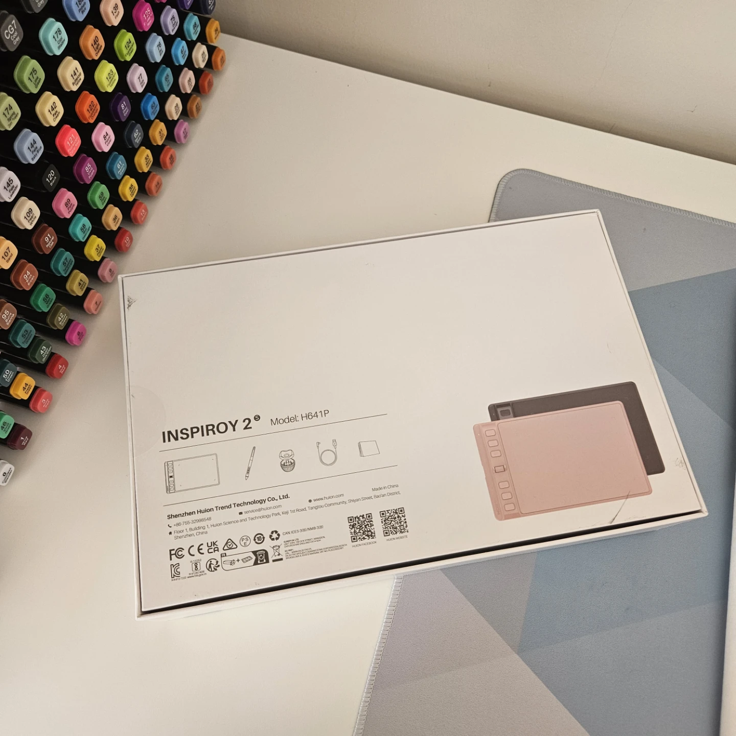 Brand New  sealed Huion Inspiroy 2 S Graphics Tablet Model H641P - photo 2