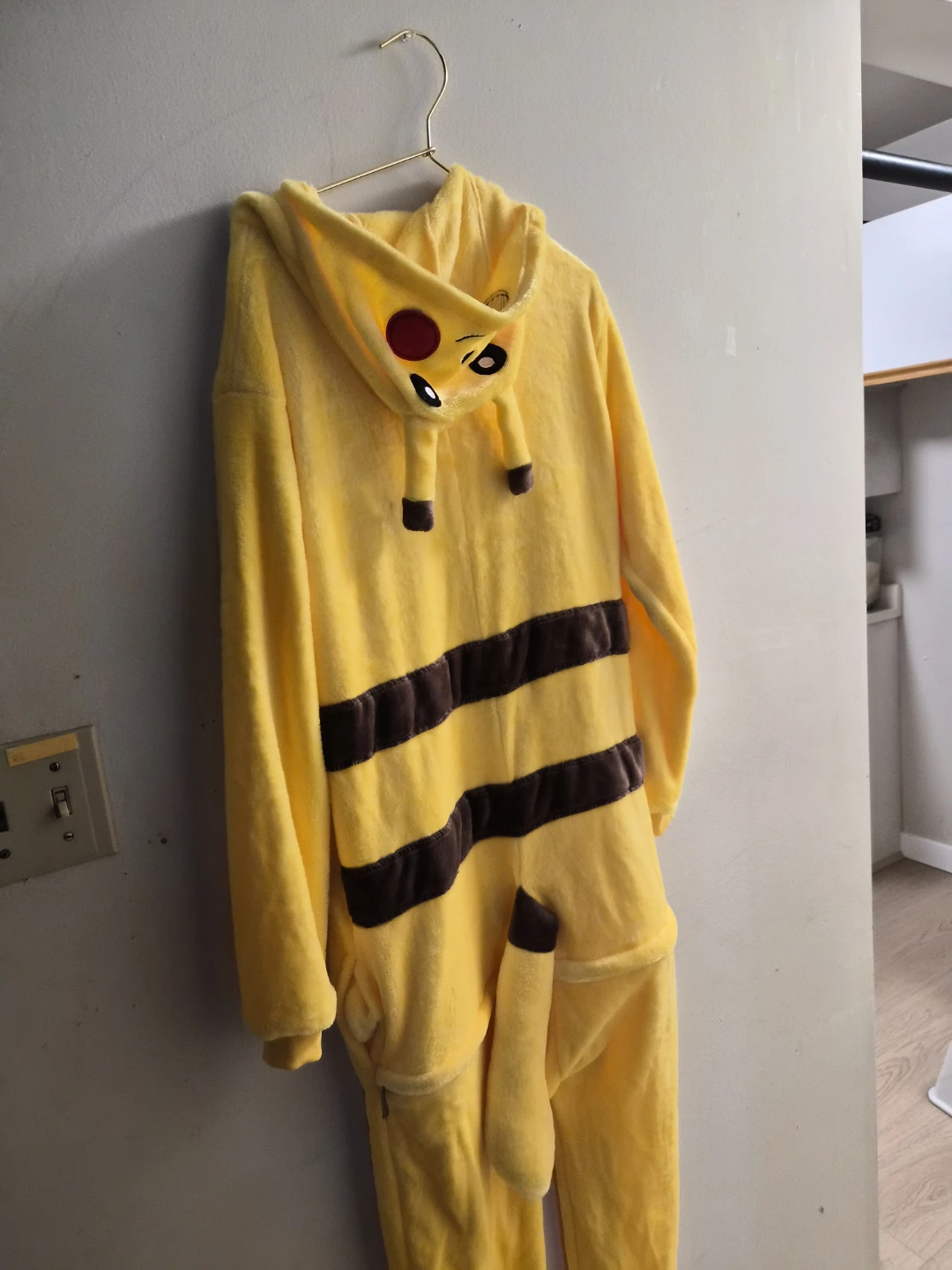 Pikachu Onesie Pajama Costume - photo 2