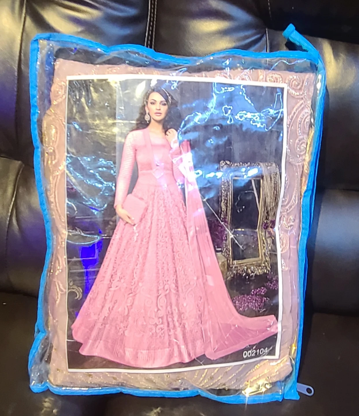 Pink Embroidered Anarkali Gown