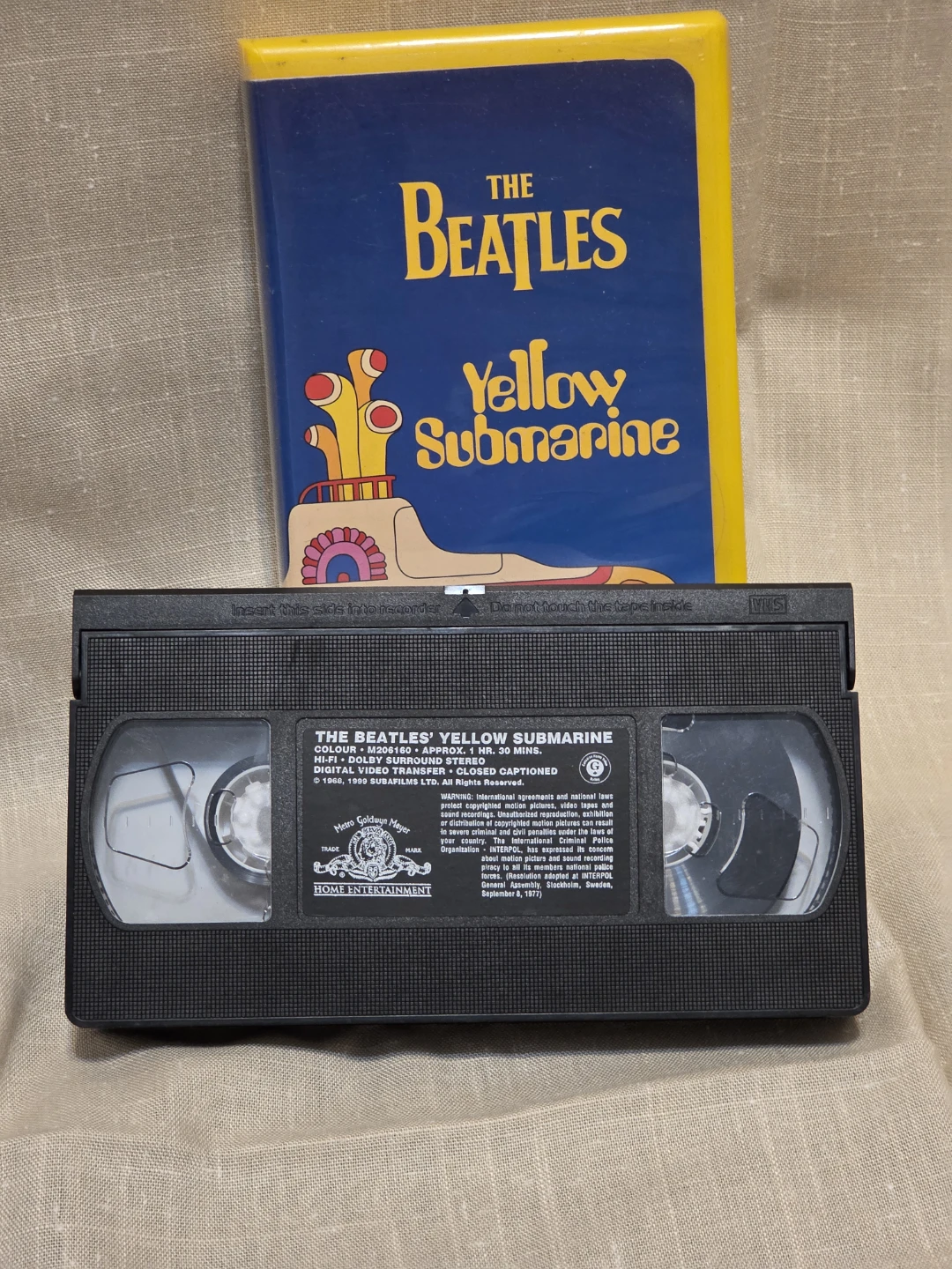 The Beatles Yellow Submarine VHS