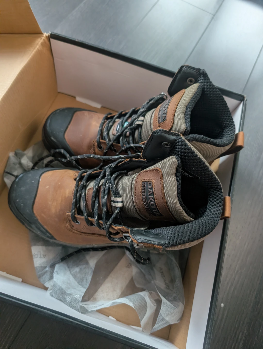 Dakota Women's 6030 Work Boots, Steel Toe Boots - Size 7.5