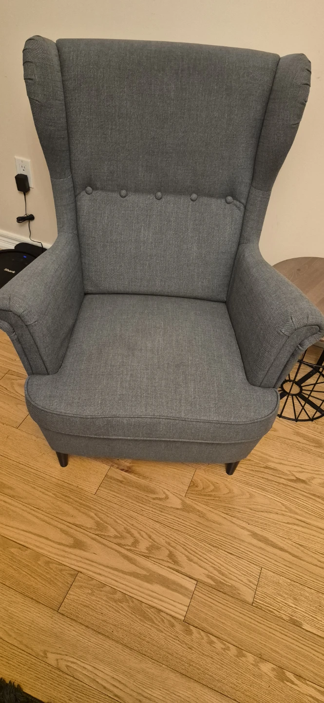 IKEA Strandmon Wing Chair, Dark Grey - photo 2