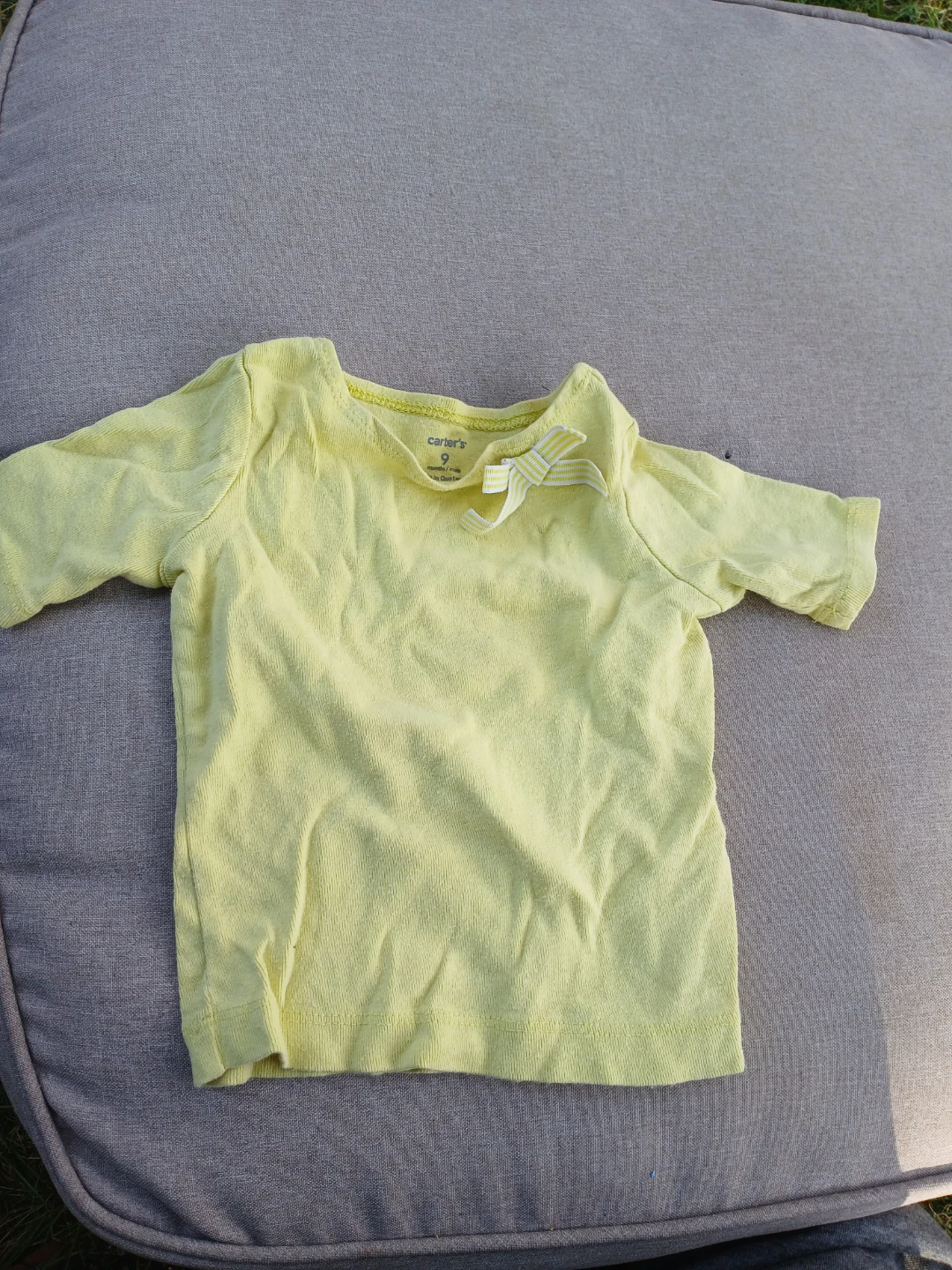 Carter's Yellow Short Sleeve Shirt