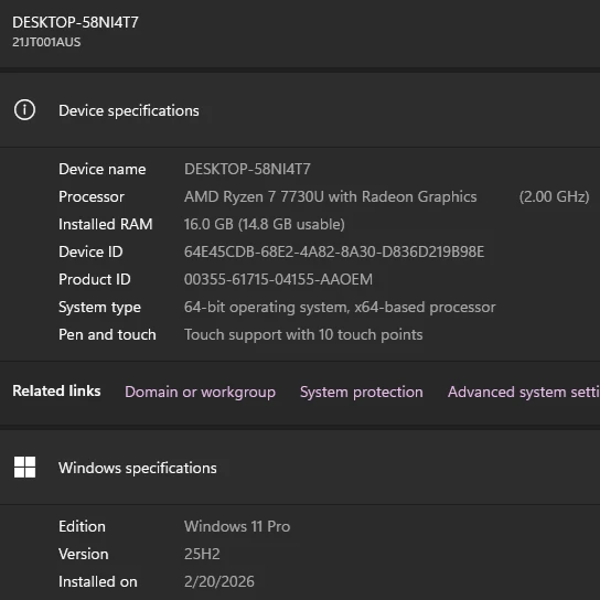 Lenovo ThinkPad E16 Gen 1 Laptop - photo 5
