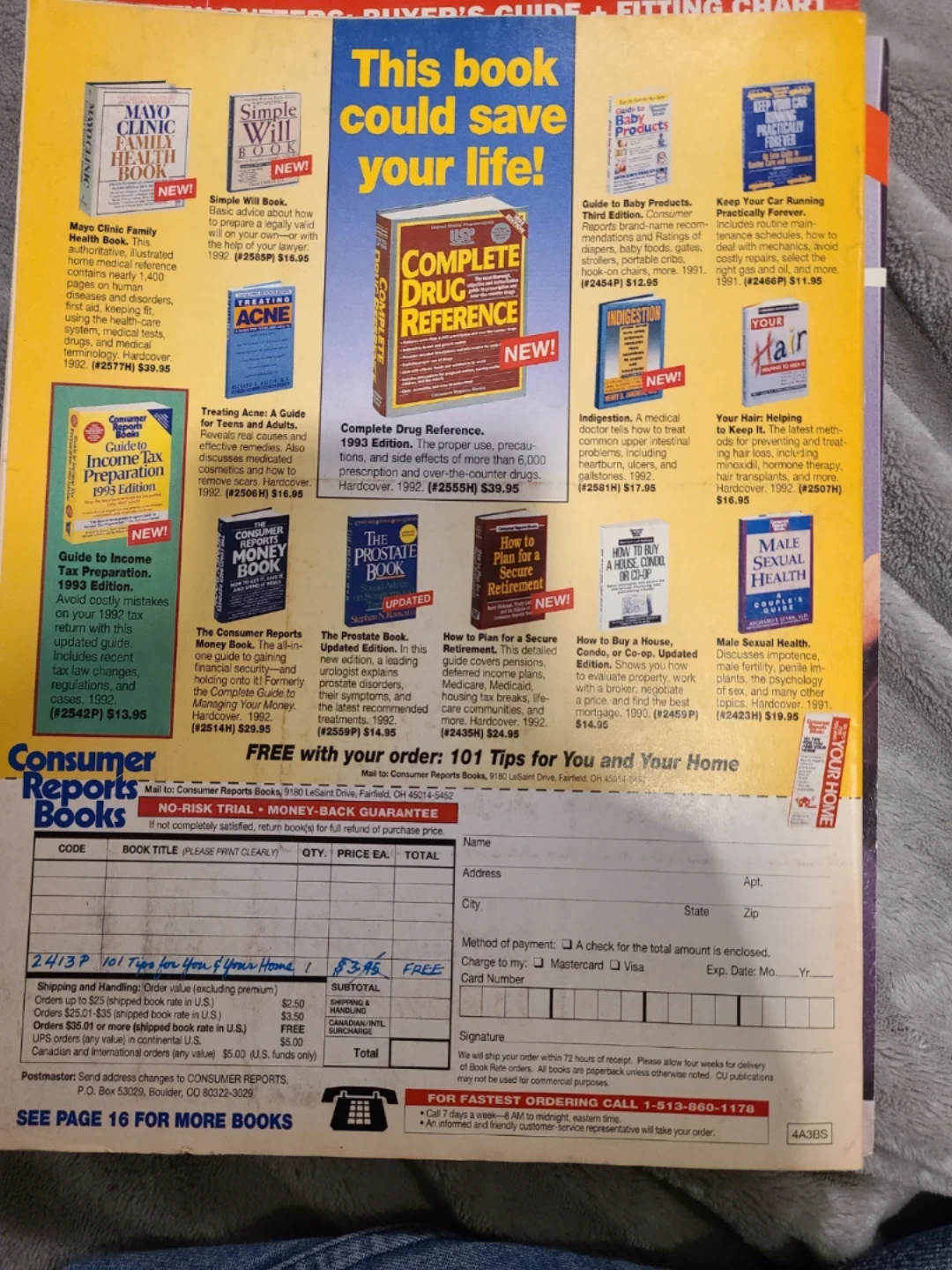 January 1993 Consumer Reports Magazine - photo 2