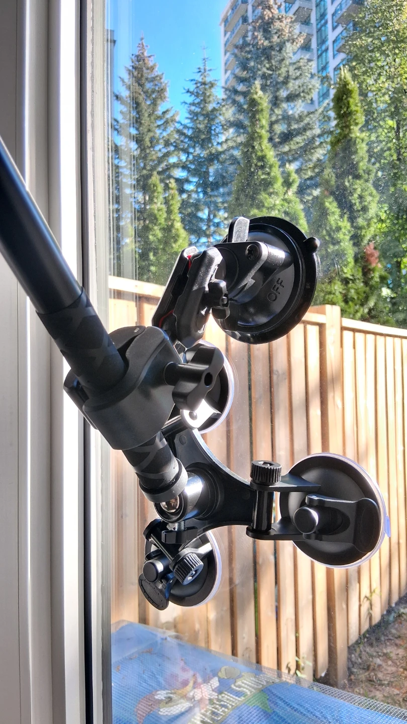 suction mount car windshield invisible stick 1.2m Long - photo 2