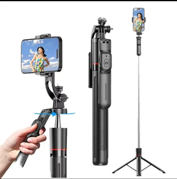 Guaranteed Stable F16 Tripod, 360° Rotating Selfie Stick ,