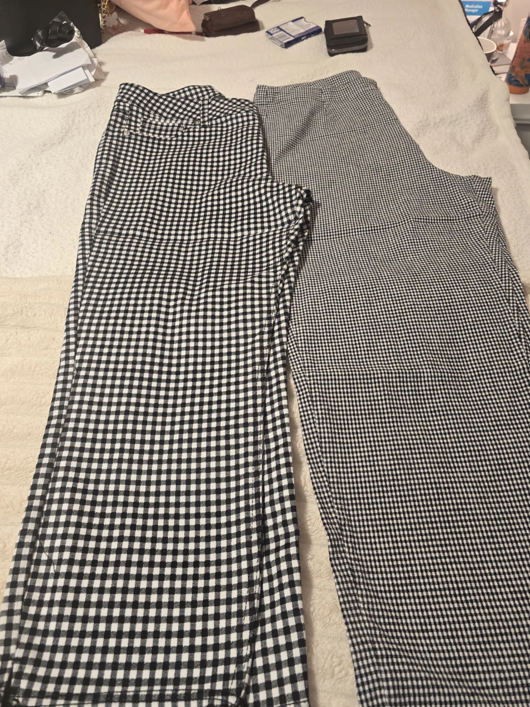 Two pairs of checkered dress pants - photo 5