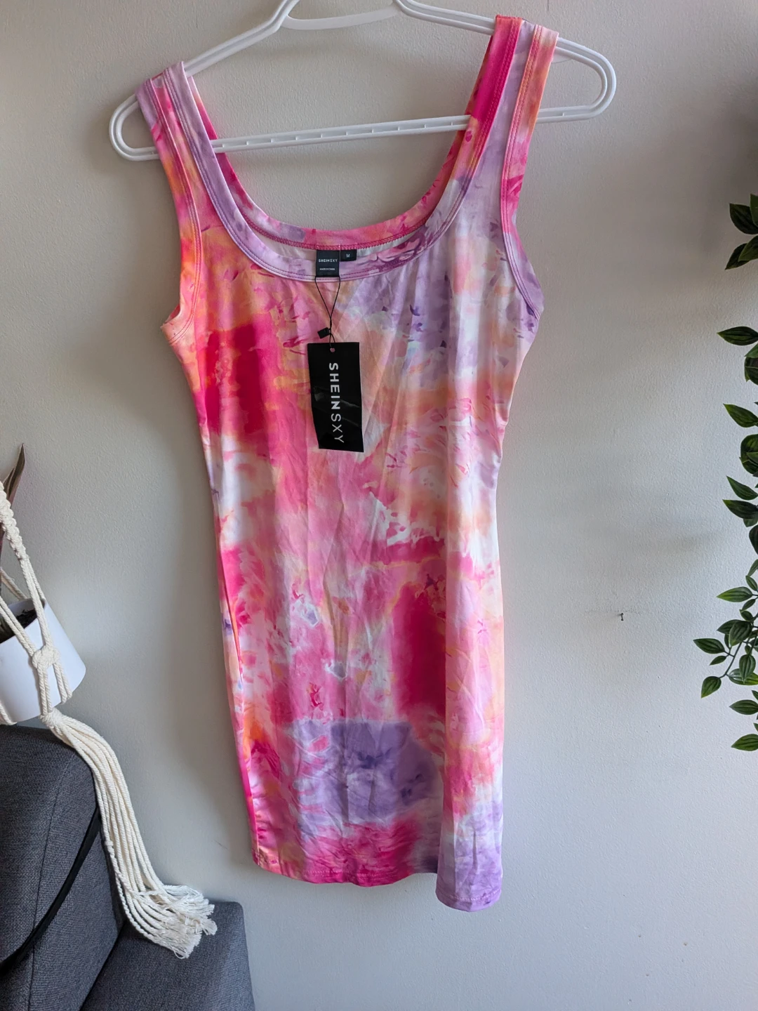 🏈BNWT SHEINSXY Tie-Dye Tank Dress - photo 3