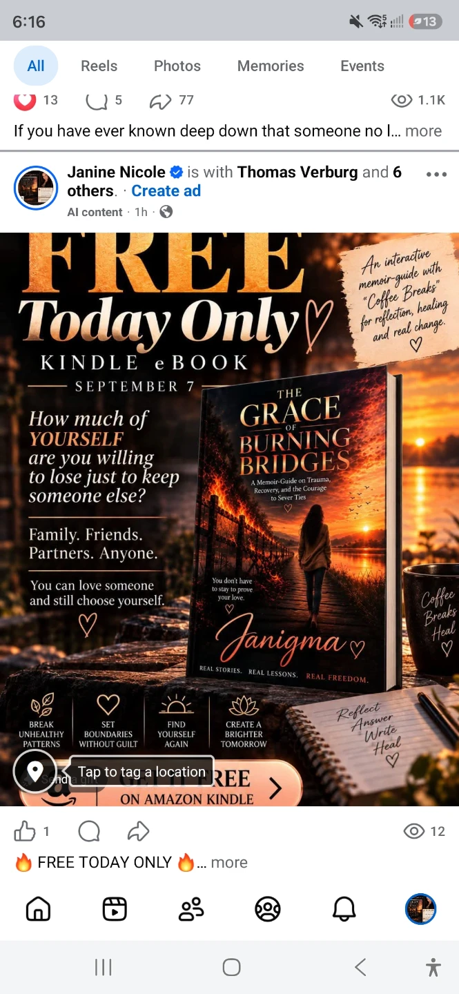 FREE Today Only Kindle eBook: The Grace of Burning Bridges