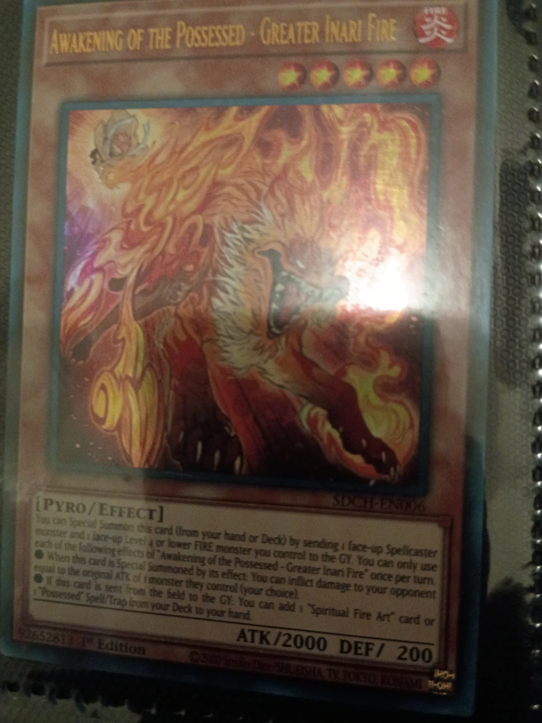 Awakening of the Possessed - 🏈 Inari Fire Yu-Gi-Oh Card