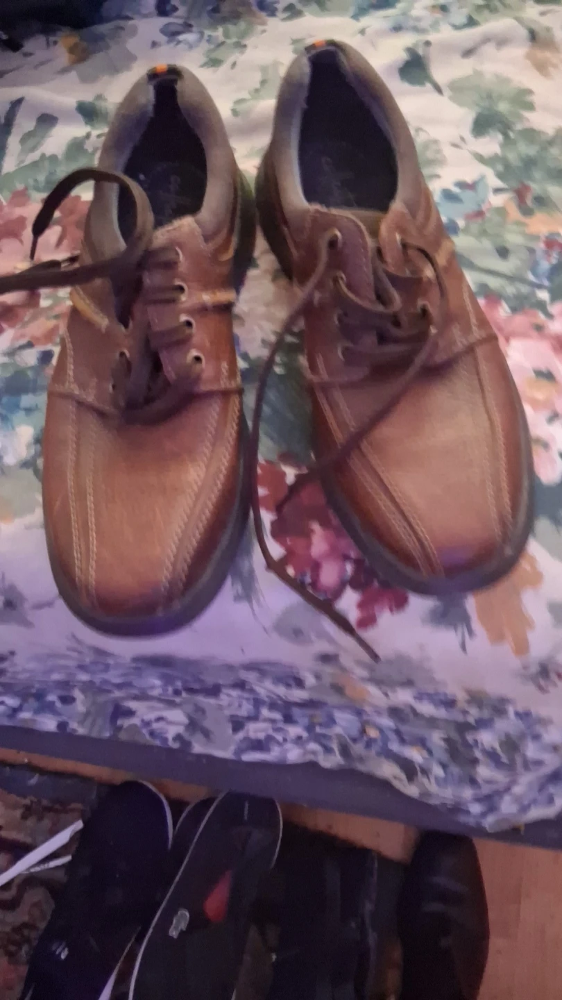 Clarks Men's Brown Leather Dress Shoes