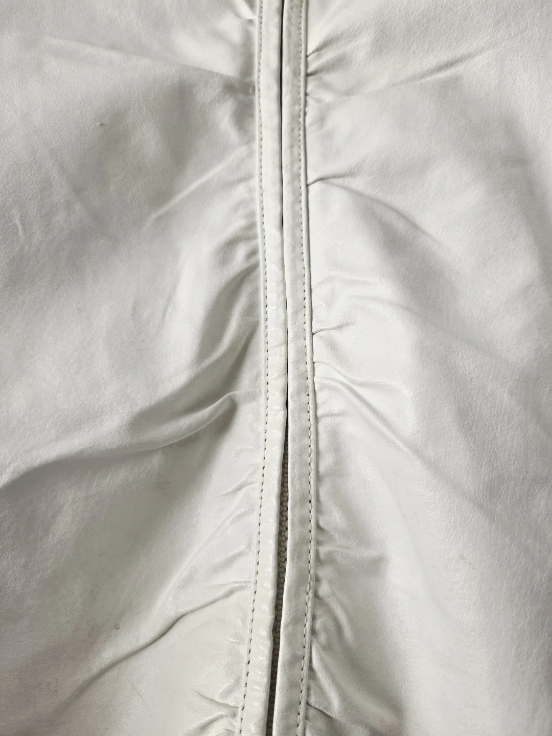 White Leather Jacket - photo 2