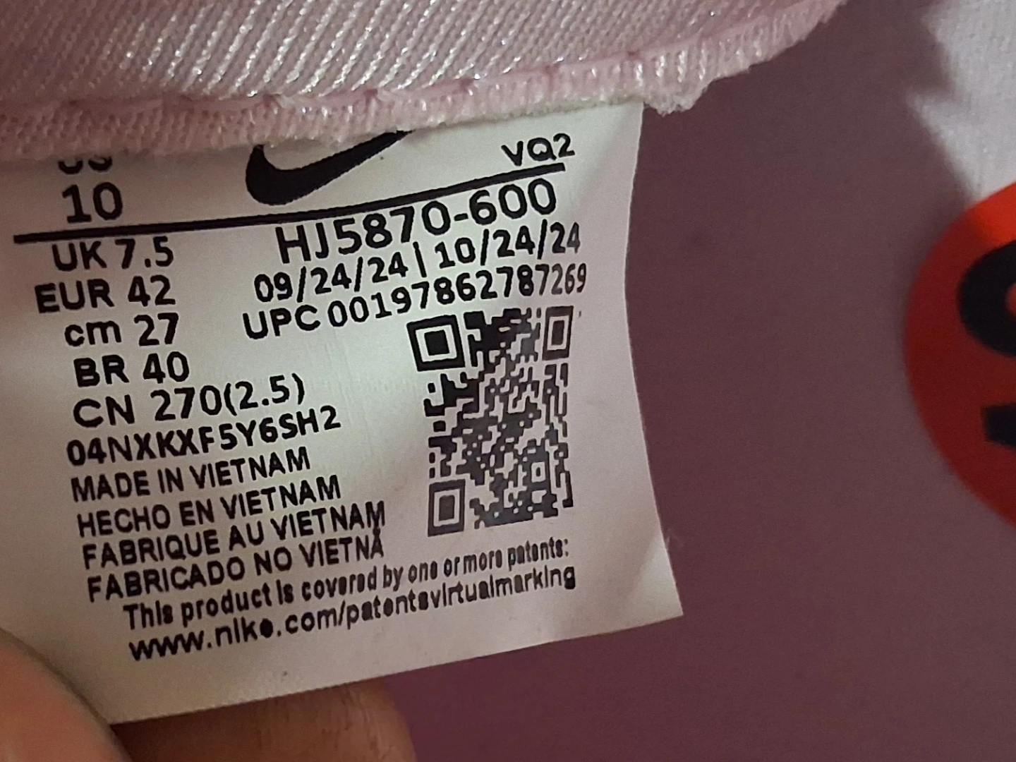 Nike Dunk Low Pink Women's Size 10 - photo 3