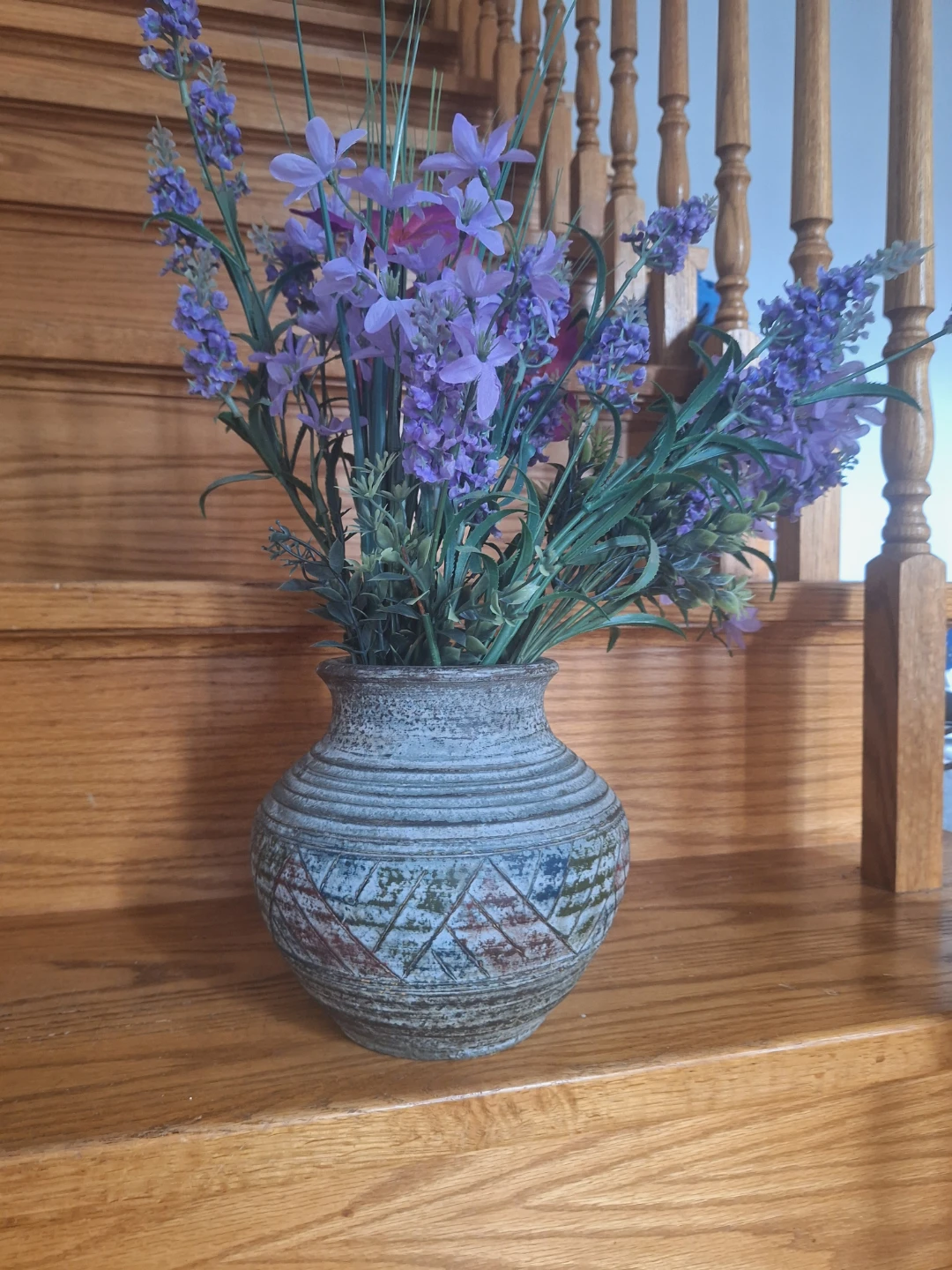 Ceramic Decorative Vase with Artificial Flowers - photo 3