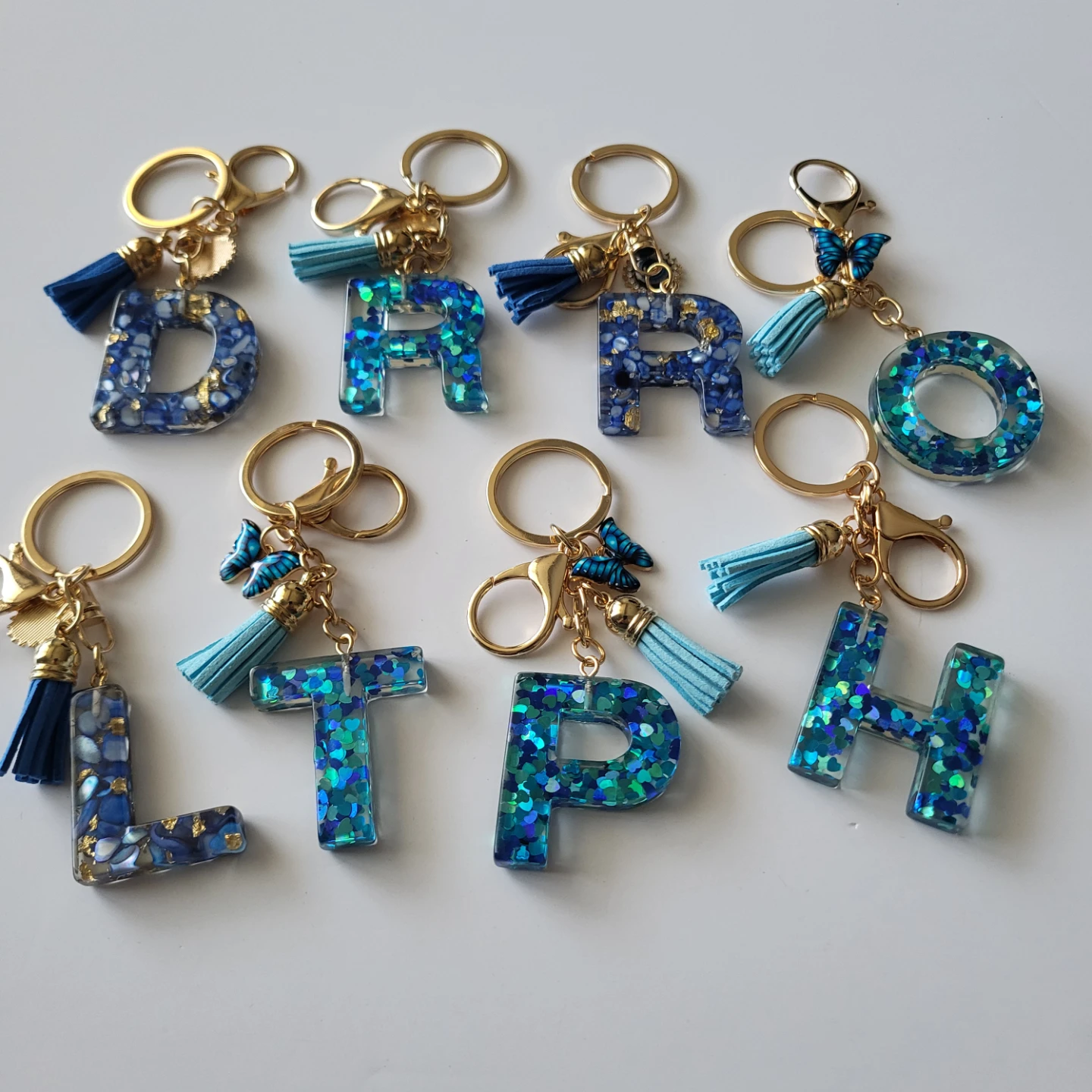 Assorted Resin Initial Keychains - photo 3