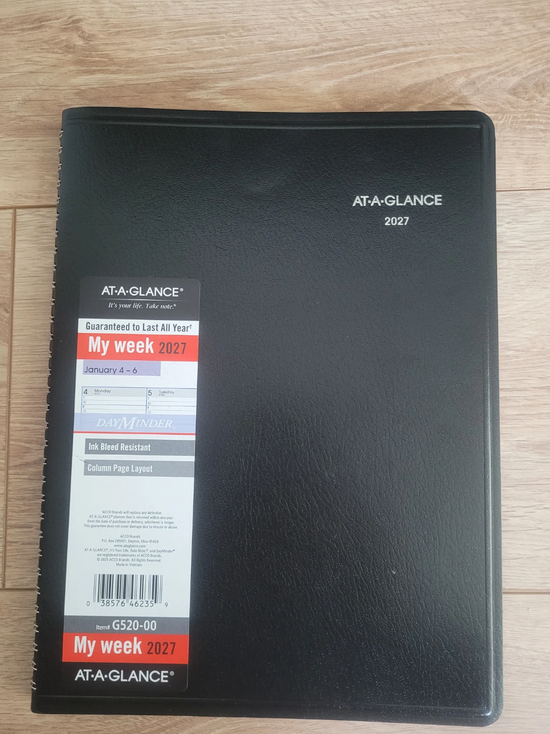 AT-A-GLANCE 2027 Weekly Appointment Book
