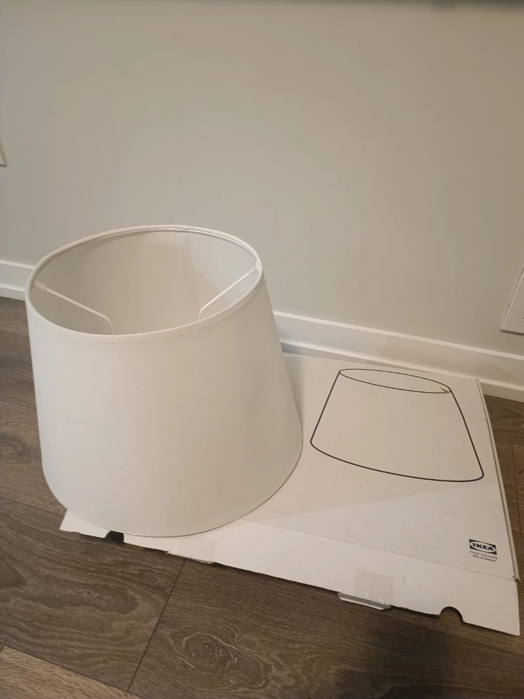 IKEA White Lamp Shade  new