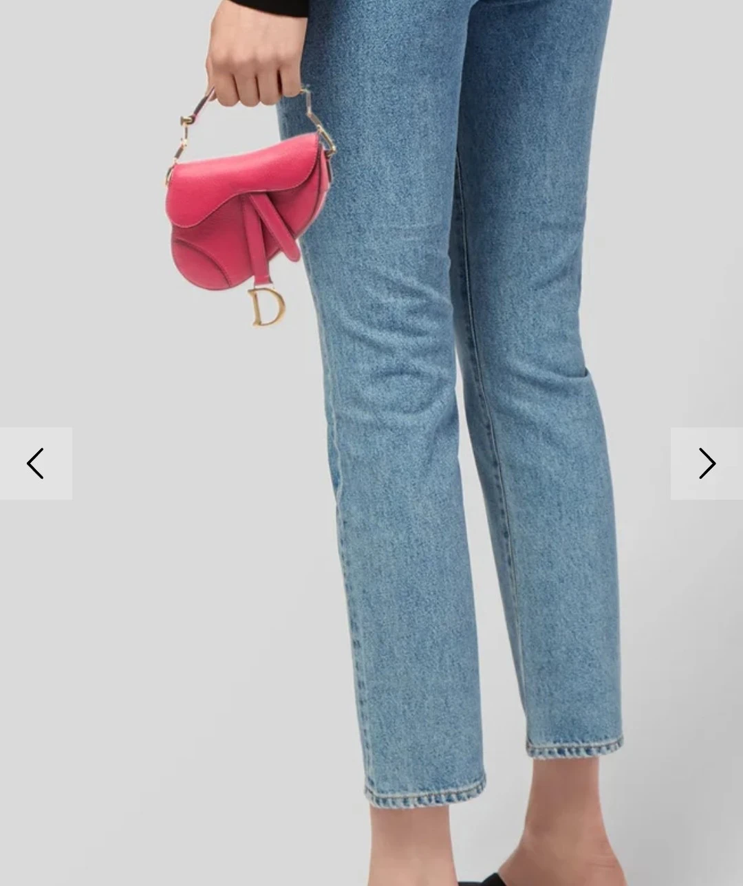Christian Dior Mini Saddle Bag in Pink - photo 4