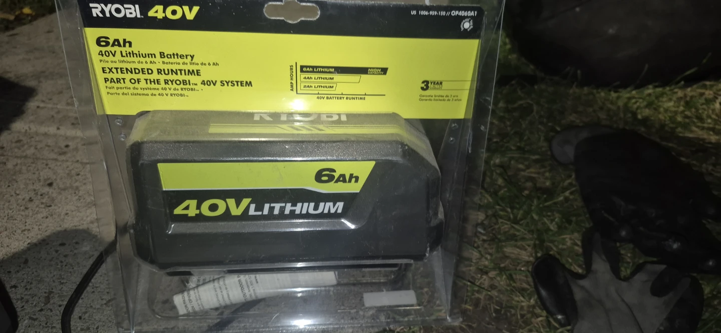 Ryobi 40V 6Ah Lithium Battery New In Package - photo 2