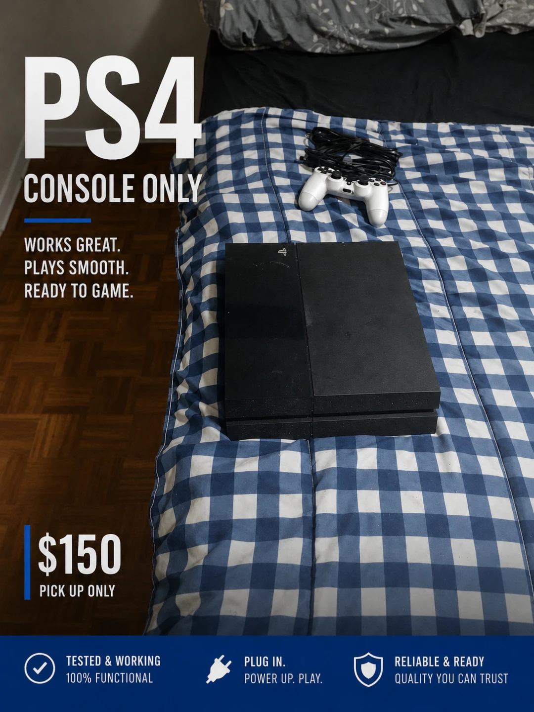 PlayStation 4 PS4 Console Only