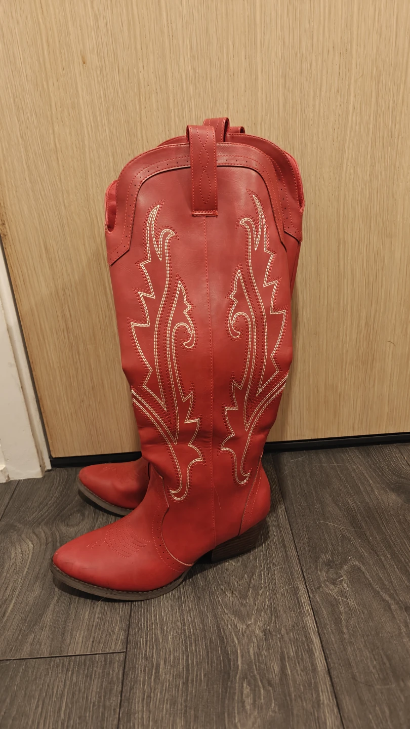 Red Cowboy Boots