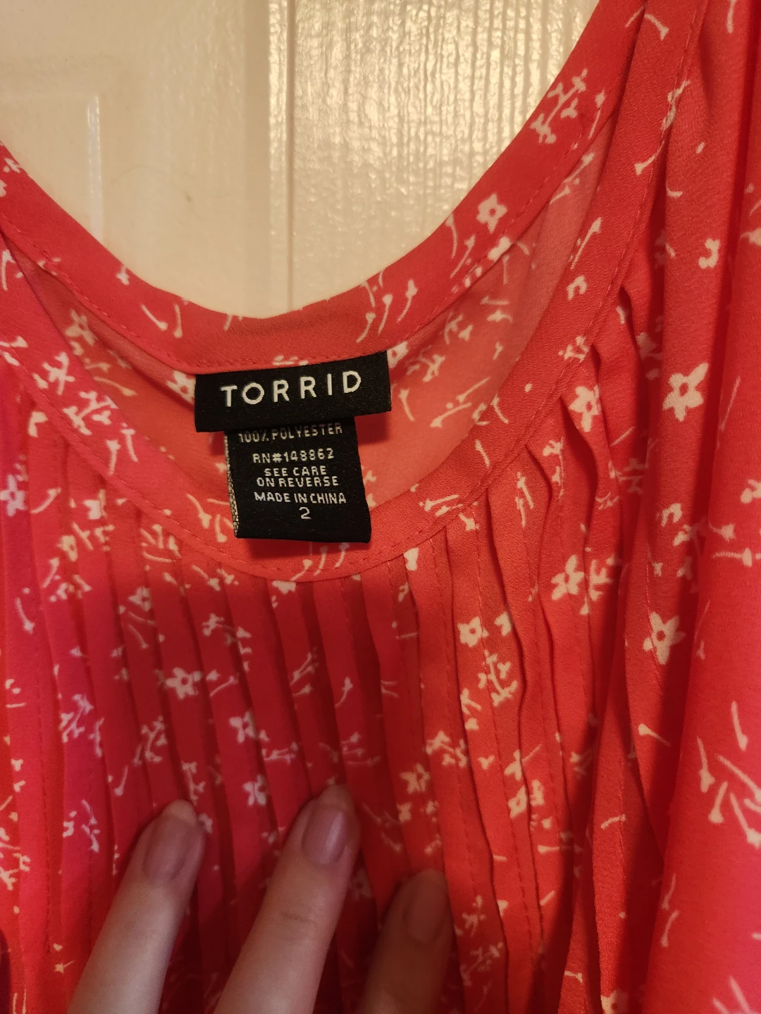 Torrid Coral Floral Cami Tank Top - photo 3