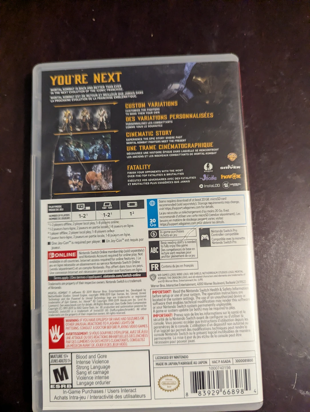Mortal Kombat 11 for Nintendo Switch - photo 2