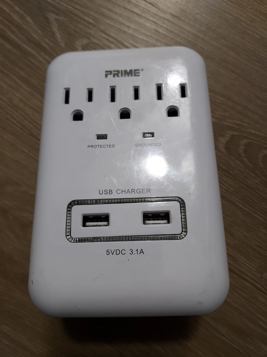 PRIME Wall Tap with USB Charger