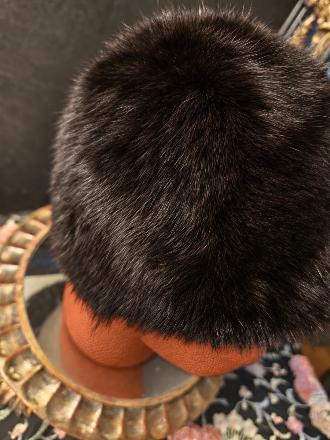 Black Natural Mink caps new & small - photo 4