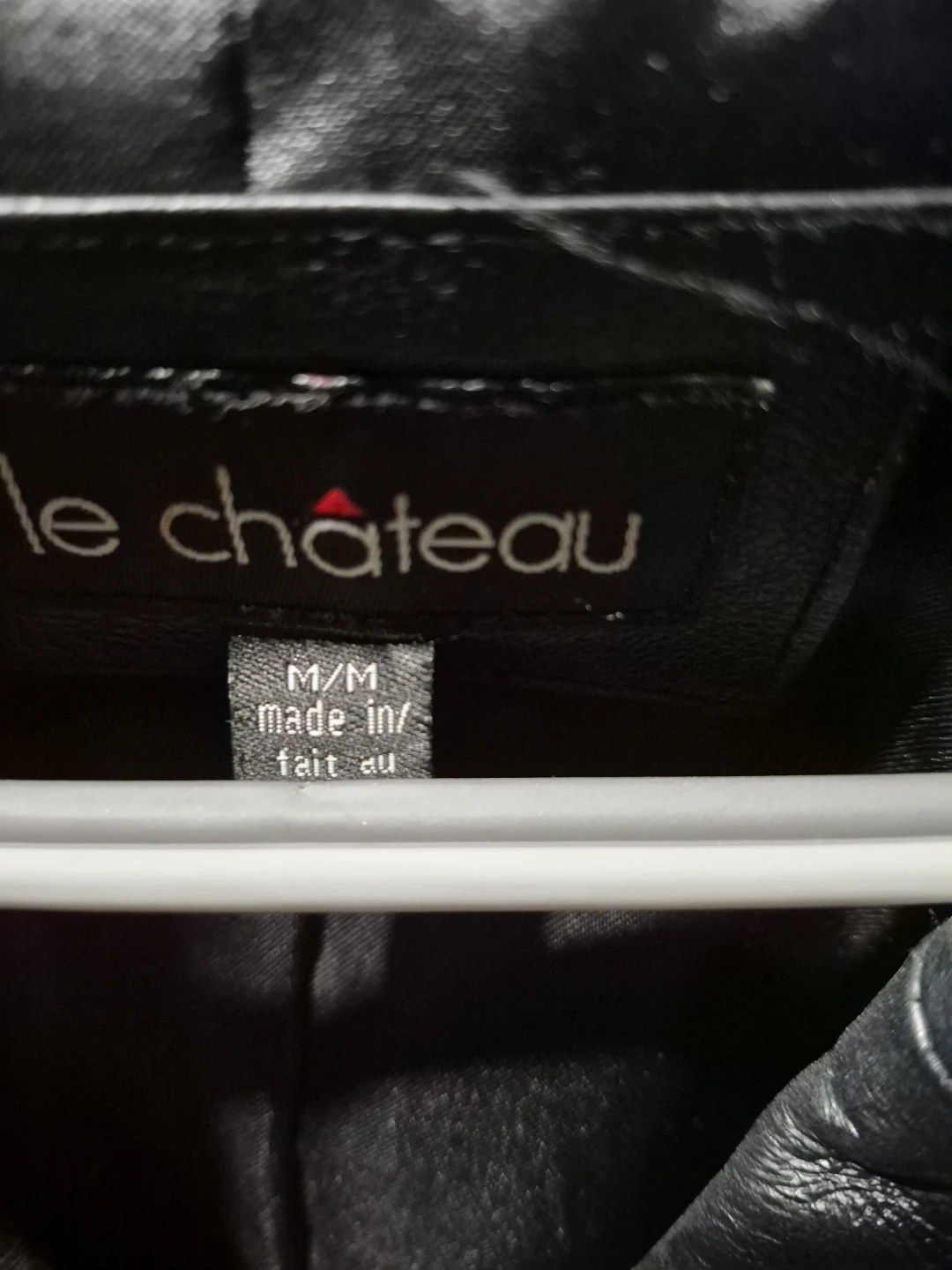 Le Chateau Black Leather Coat - photo 3