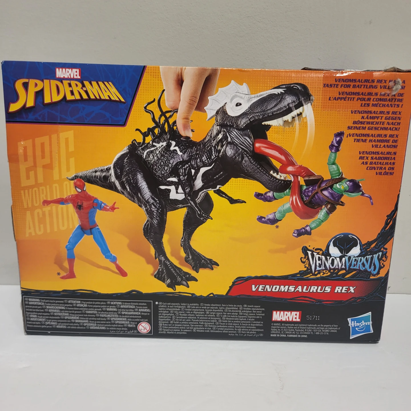 Hasbro Marvel Spider-Man Venomsaurus Rex - photo 2