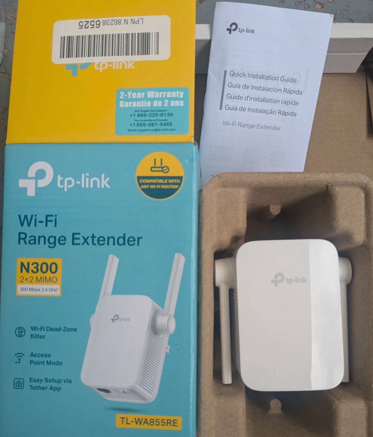 Wi-Fi Range Extender TP-Link N300 TL-WA855RE - photo 3