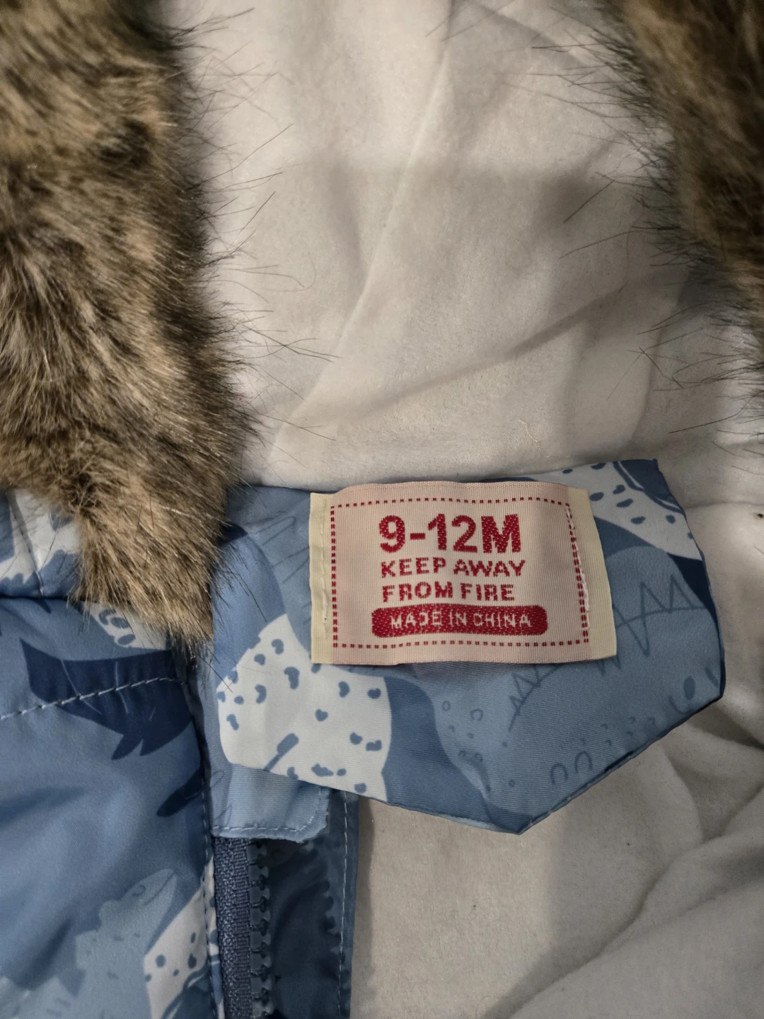 Baby snowsuit size 9-12M - photo 2