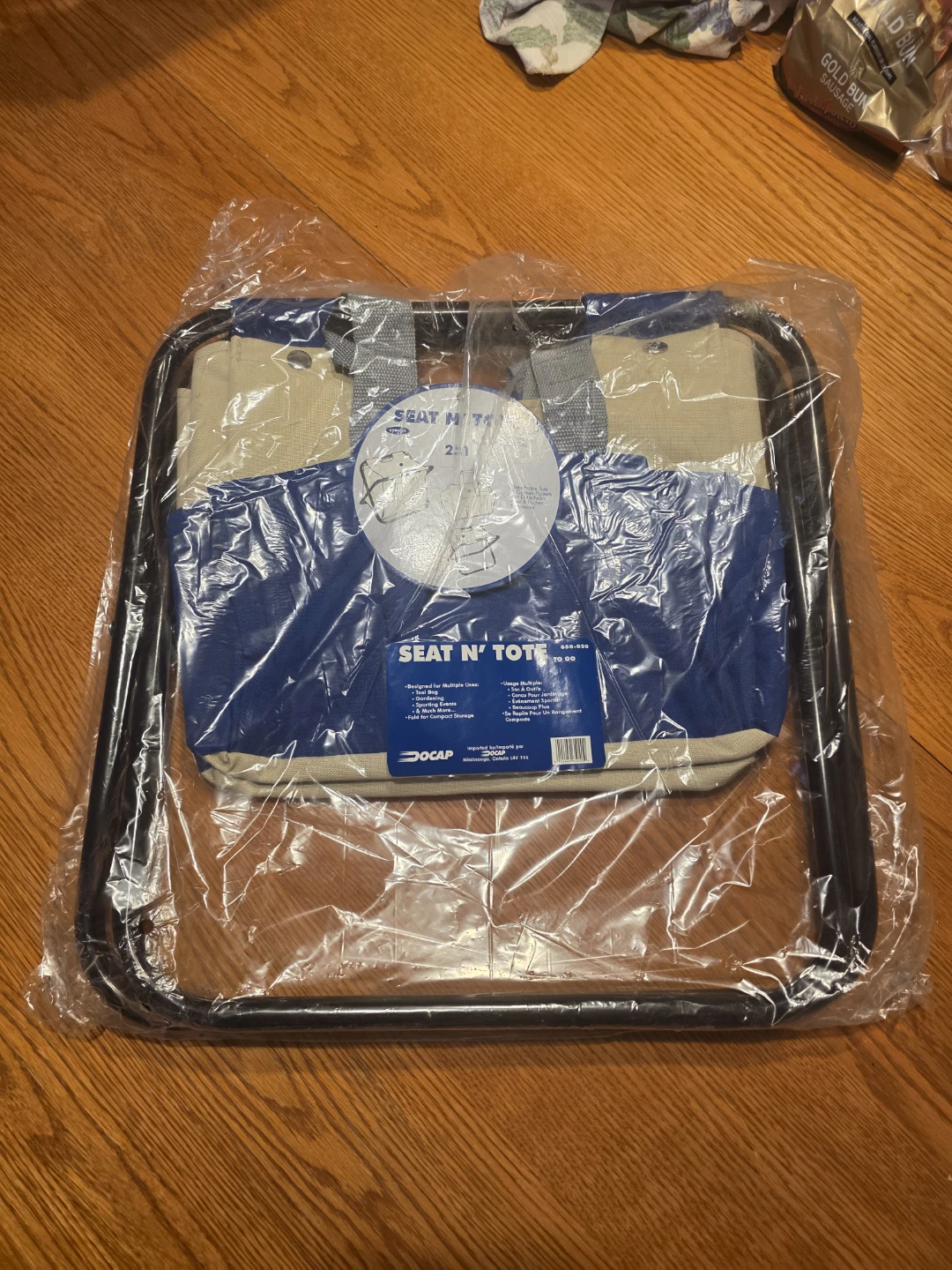 Docap seat and tote 650-020
