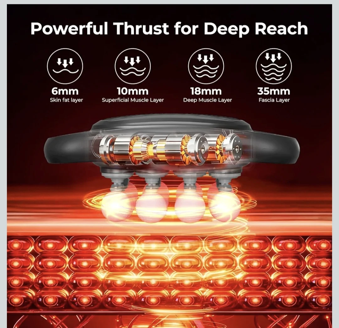 16-Head Handheld Muscle Massage Gun - photo 2