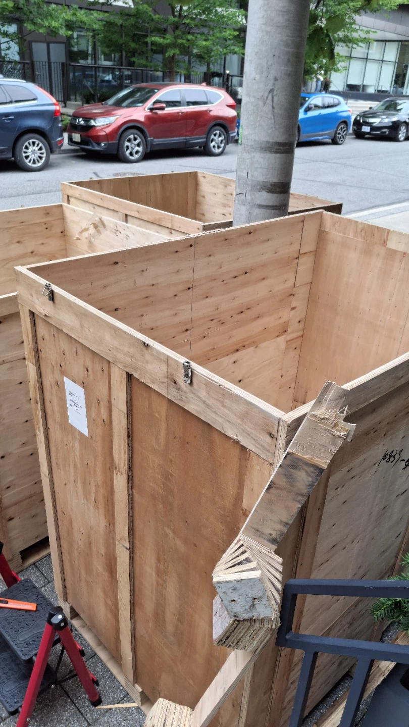 Wood from 5 shipping crates - photo 2