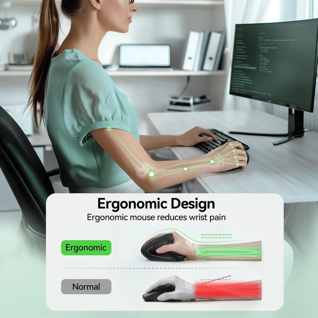 Wireless mouse Ergonomic Silent - photo 4
