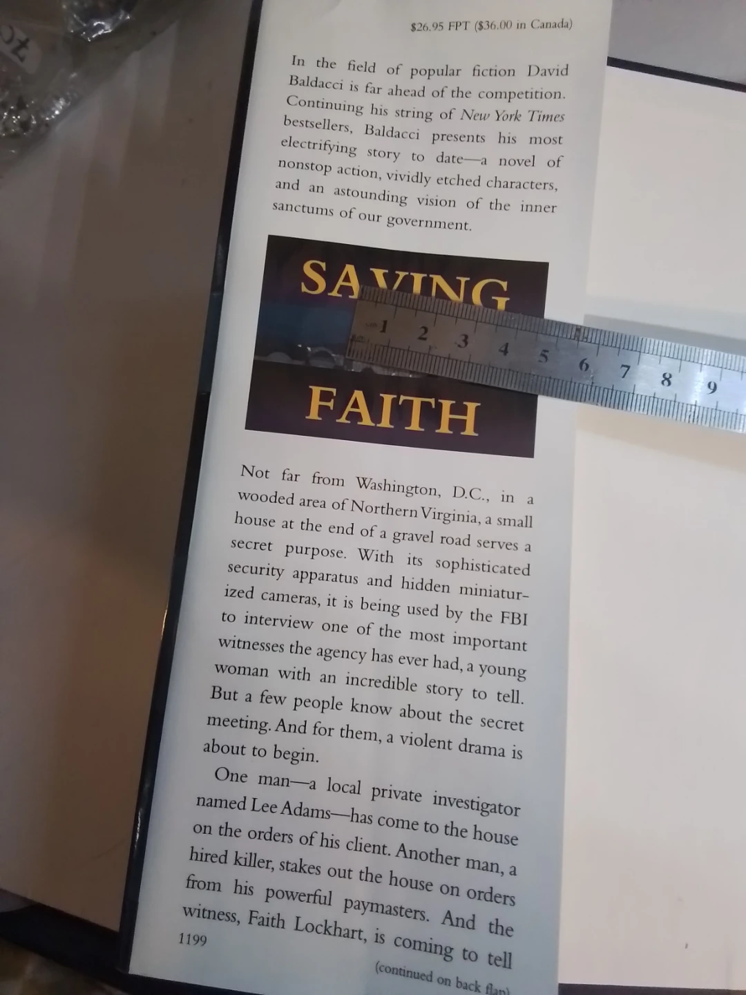 Saving Faith by David Baldacci - photo 5