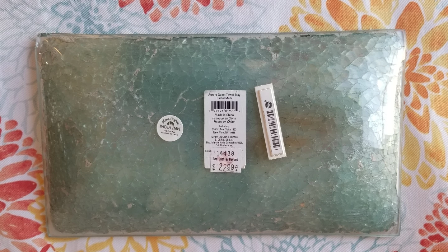 Aurora  Glass Mosaic Tray - photo 3