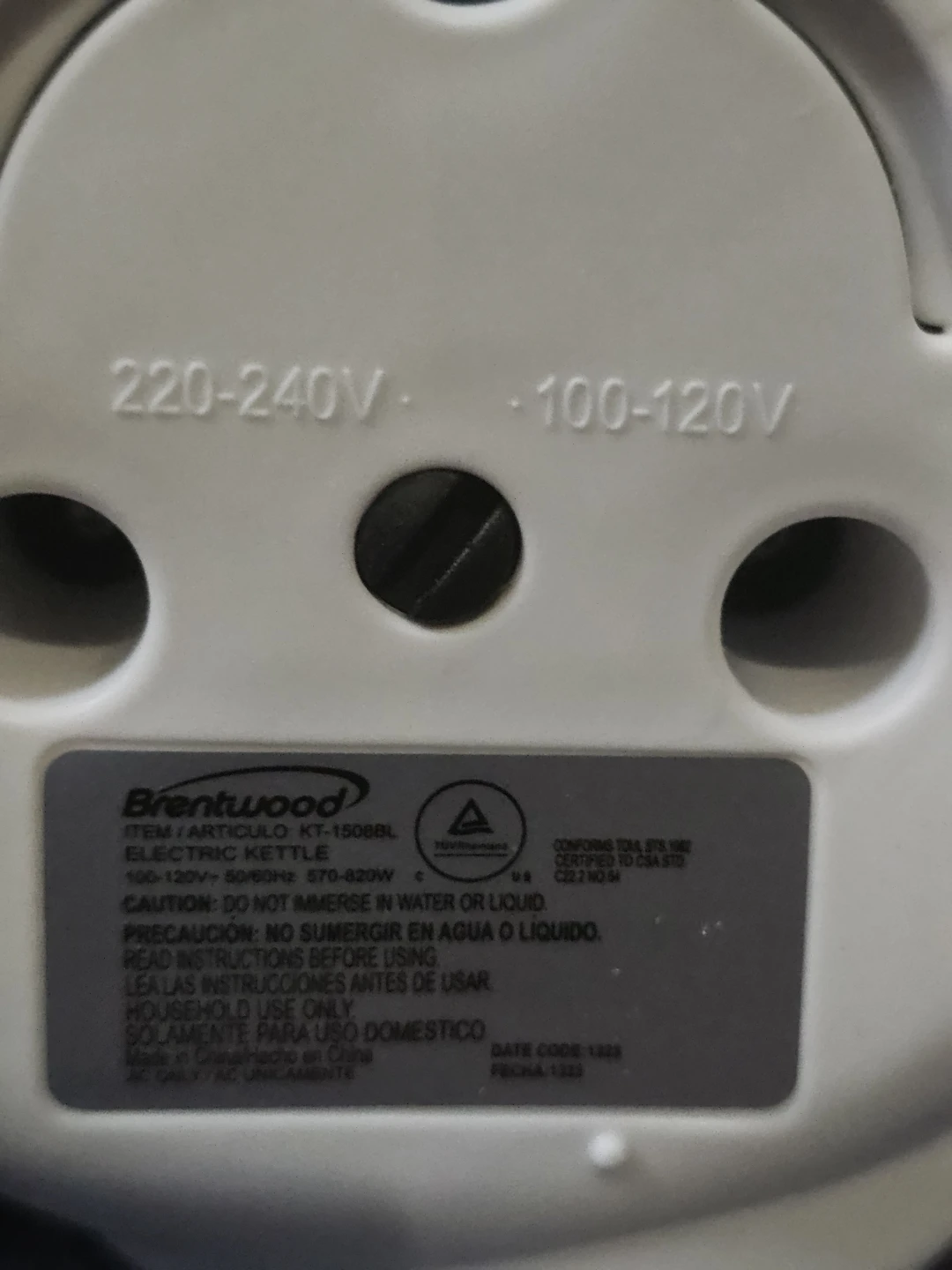 Brentwood KT-1508BL Collapsible Electric Kettle - photo 3