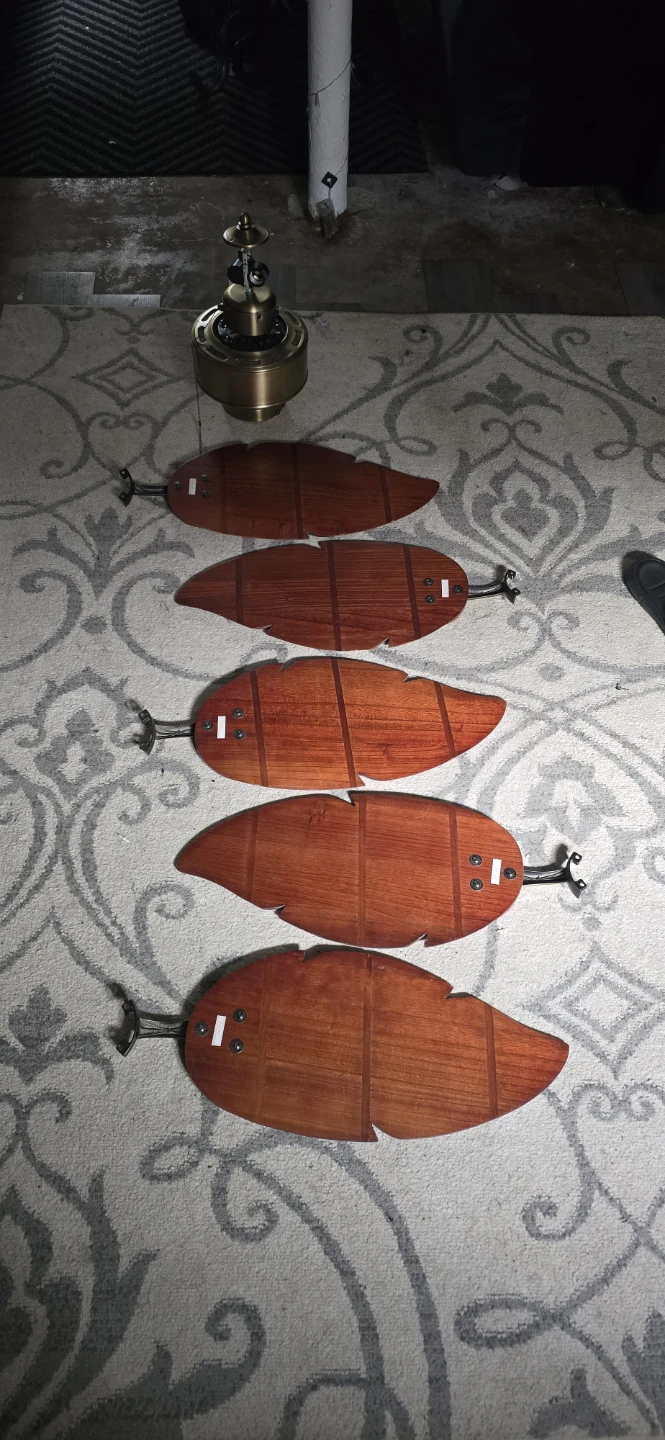 Palm Leaf Style Ceiling Fan - photo 2