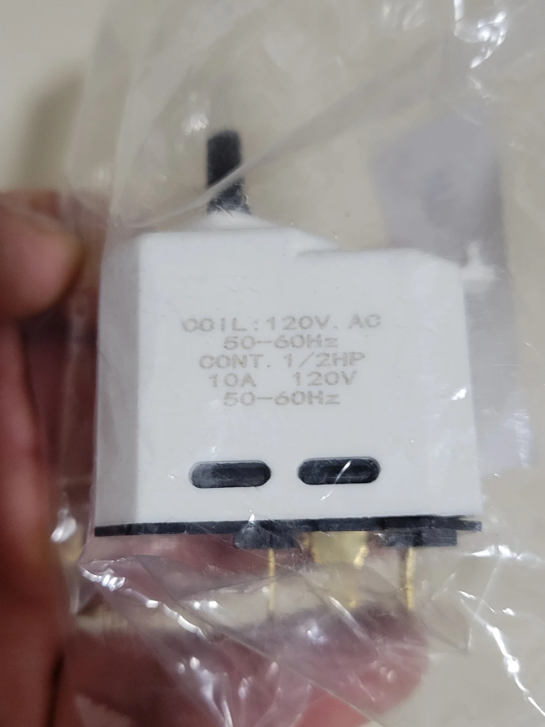 Whirlpool Dryer Push to Start Relay WP3398094 - photo 3